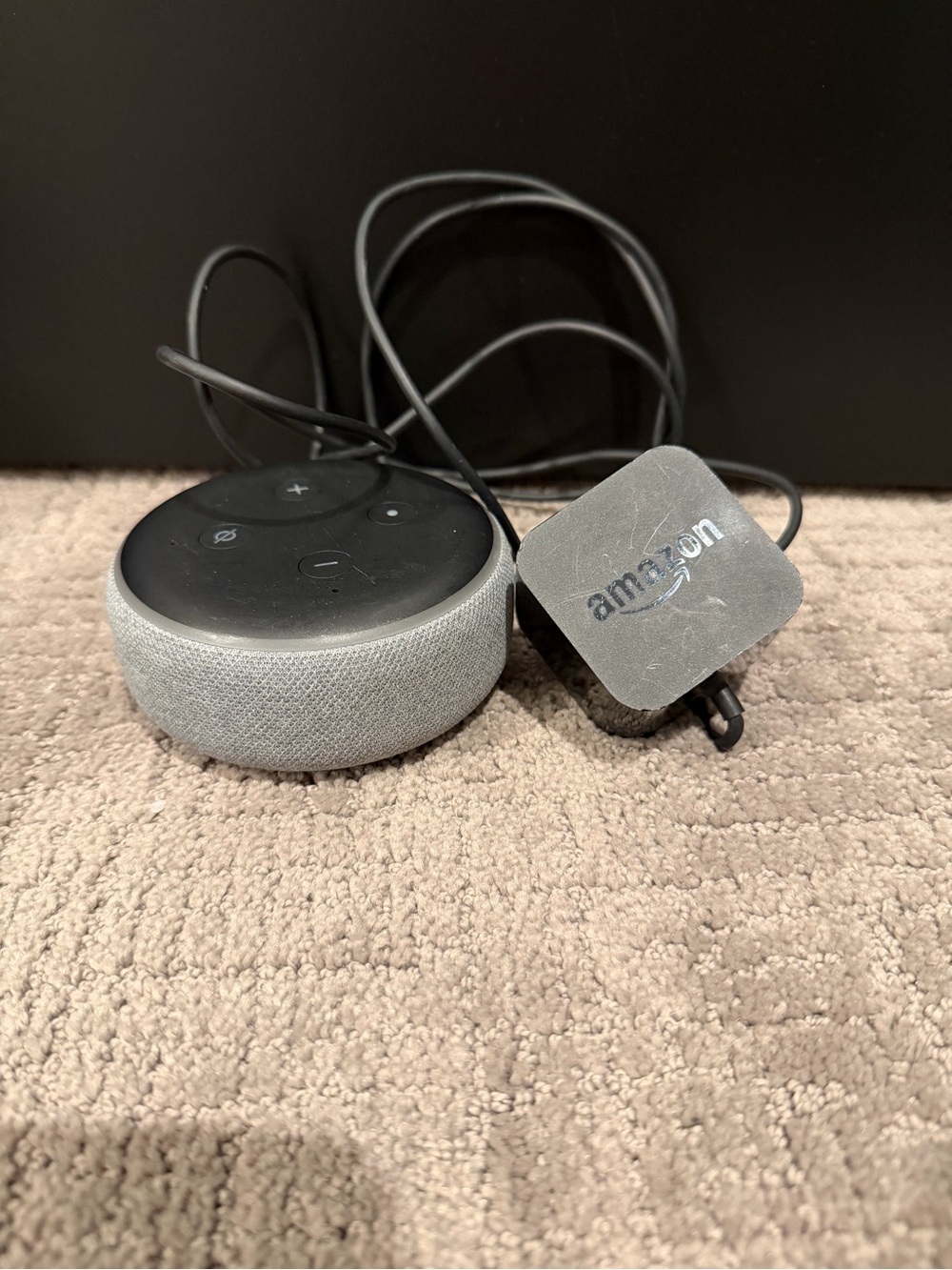 Amazon Echo Dot (3rd Gen) Smart Speaker with Alexa - Heather Gray - Tested!